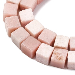 Natural Pink Opal Beads Strands&nbsp;G-B155-C12-8x8mm
