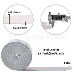 4.6~5M Laser Flat Imitation Leather Cord&nbsp;LC-GF0001-06D-01