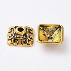Tibetan Style Alloy Caps&nbsp;LS-GLF0893Y-NF