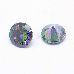Cubic Zirconia Pointed Back Cabochons&nbsp;ZIRC-M002-10mm-010