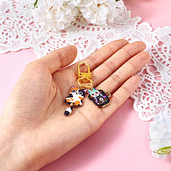 1Pc Alloy Enamel Pendant Decorations&nbsp;HJEW-TA0001-25