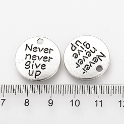 Tibetan Style Alloy Pendants&nbsp;TIBEP-Q078-20AS-RS