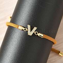 Adjustable Nylon Cord Bracelets&nbsp;BJEW-C096-01G-22