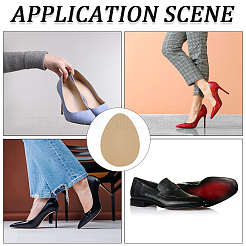 10Pcs Teardrop Silicone Non-Slip Ball-of-Foot Cushions&nbsp;DIY-GF0012-83