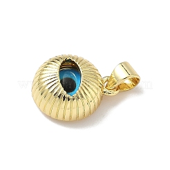Brass Resin Pendants&nbsp;KK-H079-02A-G01