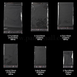 300Pcs 6 Styles OPP Cellophane Top Self-adhesive Bags&nbsp;OPC-FS0001-04