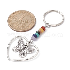 Heart Alloy Pendant Keychain&nbsp;KEYC-JKC00626-05