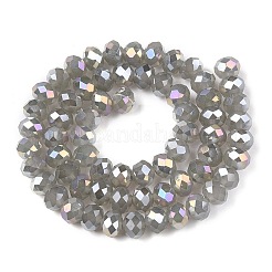 Electroplate Glass Beads Strands&nbsp;EGLA-A044-J8mm-B10