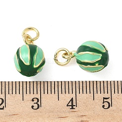 Brass Enamel Charms&nbsp;KK-C110-23C-G