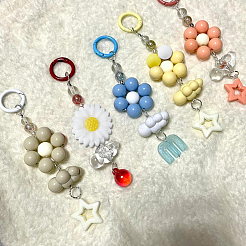 DIY Round & Daisy Silicone Beads Jewelry Making Finding Kit&nbsp;DIY-DC0002-96