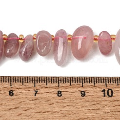 Natural Madagascar Rose Quartz Beads Strands&nbsp;GG-CBADF20-A02
