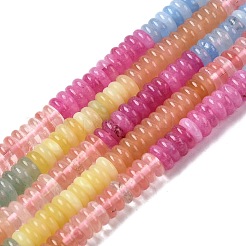 Cherry Quartz Glass & Dyed Natural White Jade & Green Aventurine Beads Strands&nbsp;X-G-H333-02C