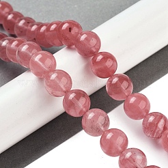 Cherry Quartz Glass Beads Strands&nbsp;G-B077-A06-02