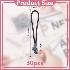 30Pcs Plastic Heat Shrink Tubing Pull Tail Rope&nbsp;FIND-HY0004-81