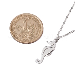 Non-Tarnish Ocean Theme Pendant Necklaces&nbsp;NJEW-JN04871