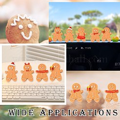 18Pcs 6 Styles Christmas Opaque Resin Cabochons&nbsp;RESI-CJ0004-73