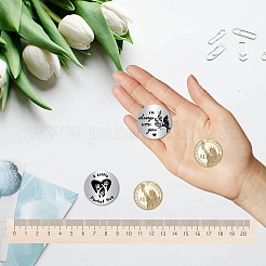 201 Stainless Steel Commemorative Coins&nbsp;AJEW-CN0002-05C