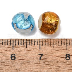 Handmade Foil Glass Beads&nbsp;LAMP-K048-05A