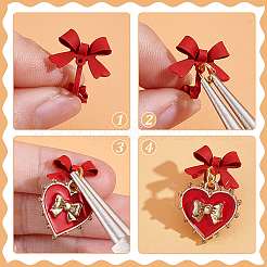 42Pcs Brass Clip-on Earrings&nbsp;EJEW-ME0001-24A