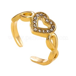 304 Stainless Steel Cuff Open Rings&nbsp;WG74A9B-01