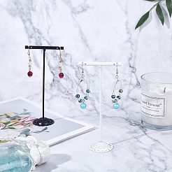 3 Pcs T Bar Iron Earring Displays Sets&nbsp;EDIS-FG0001-11
