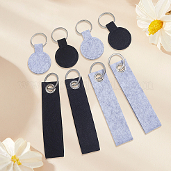 20Pcs 4 Styles Polyester Keychains&nbsp;KEYC-SP0001-63