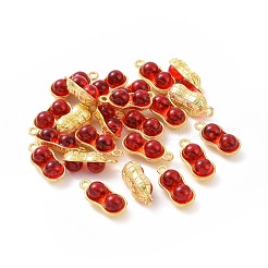 Alloy with Glass Imitation Jade Pendants&nbsp;FIND-G047-01G-01