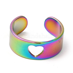 Ion Plating(IP) 201 Stainless Steel Ring&nbsp;RJEW-E063-05M