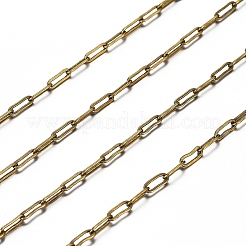 Brass Paperclip Chains&nbsp;LS-CHC-S008-001C-AB