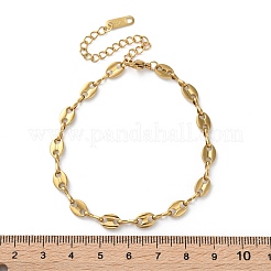 316 Surgical Stainless Steel Chain Bracelets&nbsp;BJEW-P349-03C-G