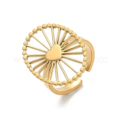 304 Stainless Steel Cuff Open Rings&nbsp;RJEW-T037-02G