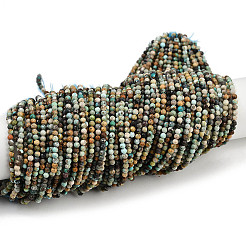 Natural HuBei Turquoise Beads Strands&nbsp;G-L628-B02-3mm-02