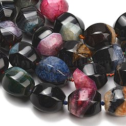 Natural Agate Beads Strands&nbsp;GG-L001-G01-02B