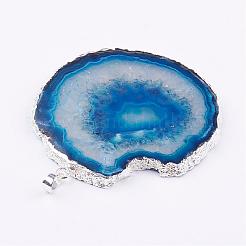 Natural Agate Big Pendants&nbsp;G-P305-E05-S