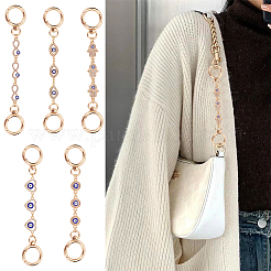 1 Set Alloy Enamel Evil Eye Links Bag Strap Extenders&nbsp;FIND-WR0006-09