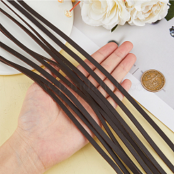 10Pcs Flat PU Leather Cord&nbsp;WL-DC0001-02B