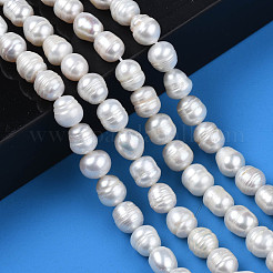 Natural Cultured Freshwater Pearl Beads Strands&nbsp;PEAR-N012-08B