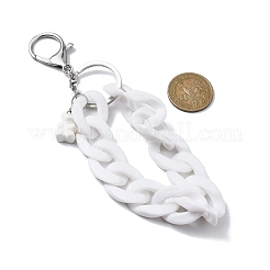 Acrylic Curb Chain Keychain&nbsp;KEYC-JKC00632-02
