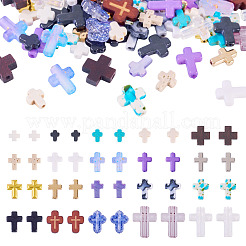 DIY Cross Beads Findings Kits&nbsp;DIY-TA0013-25