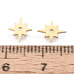 Ion Plating(IP) 304 Stainless Steel Charms&nbsp;STAS-Q215-19G