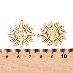 201 Stainless Steel Pendants&nbsp;STAS-I364-09G