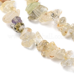 Natural Gold Rutilated Quartz Beads Strands&nbsp;G-G0003-B19