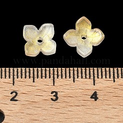 Dyed & Heated Glass Bead Caps&nbsp;GLAA-Z019-01F