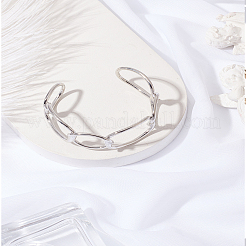 1Pc ElectrophoresisIron Cuff Bangles for Women&nbsp;BJEW-LP0002-27P