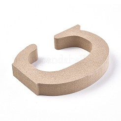 Letter Unfinished Wood Slices&nbsp;LS-DIY-WH0162-62C