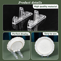 24Pcs 6 Styles Transparent Acrylic Display Holder for Photo Frame&nbsp;ODIS-GA0001-61
