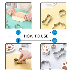 Tarnish Resistant 304 Stainless Steel Cookie Cutters&nbsp;DIY-E012-18