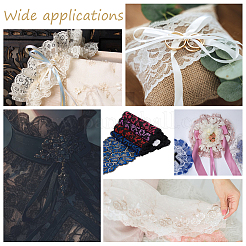 10Pcs 10 Colors Polyester Elastic Lace Trim&nbsp;OCOR-BC0007-57