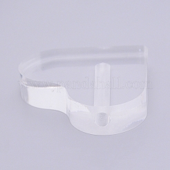 Acrylic Heart Shaped Clear Bud Vase&nbsp;AJEW-WH0119-71