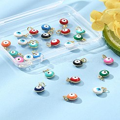 26Pcs Brass Enamel Charms&nbsp;KK-FS0001-70